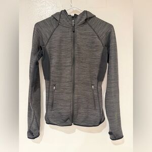 H&M Gray Sport Activewear Hoodie Zip Up Jacket Size S